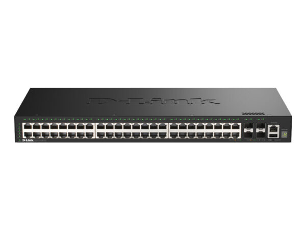 D-Link DGS-1530-52/E switch di rete Gestito L2 Gigabit Ethernet (10/100/1000) Nero