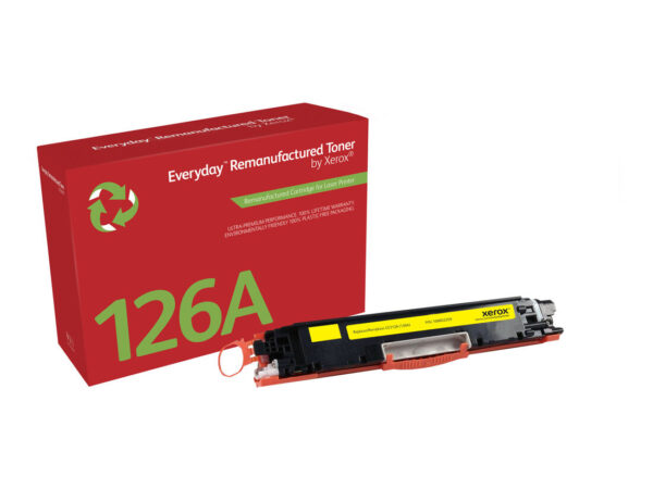 Toner rigenerato Everyday di Xerox Giallo compatibile con HP 126A (CE312A), Capacità standard