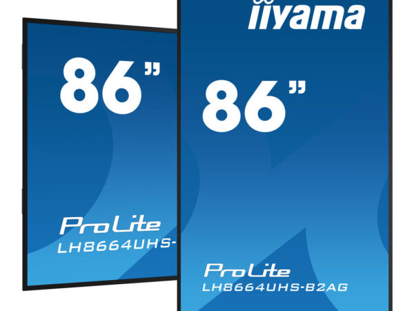 iiyama LH8664UHS-B2AG visualizzatore di messaggi Pannello piatto per segnaletica digitale 2,18 m (86") Wi-Fi 500 cd/m² 4K Ultra HD Nero Processore integrato Android 24/7