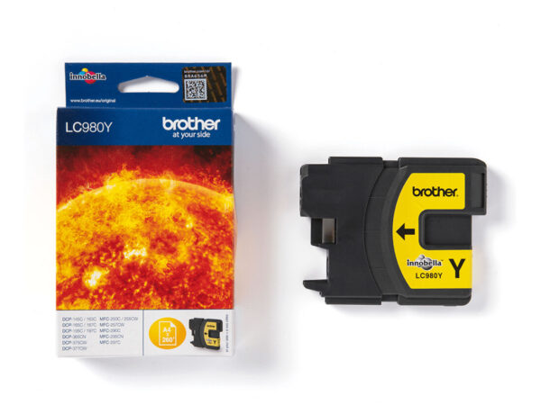 Brother LC980Y cartuccia d'inchiostro 1 pz Originale Giallo