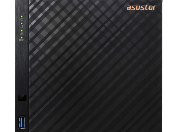 Asustor AS1104T NAS Compatta ARM RTD1296 1 GB DDR4 0 TB ADM Nero