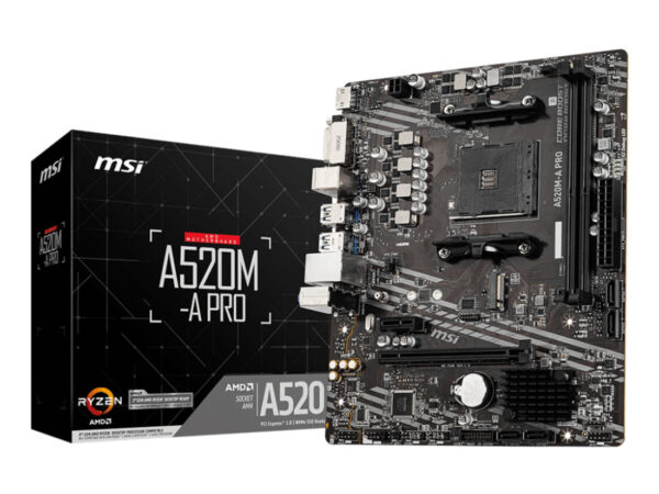 MSI A520M-A PRO scheda madre AMD A520 Socket AM4 micro ATX