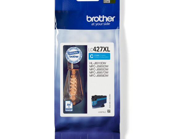 Brother LC427XLC cartuccia d'inchiostro 1 pz Originale Ciano