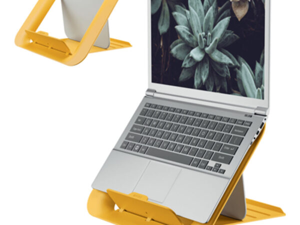 Leitz Ergo Cosy Supporto per computer portatile Giallo 43,2 cm (17")