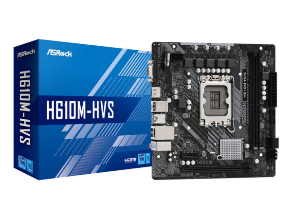 Asrock H610M-HVS Intel H610 LGA 1700 micro ATX