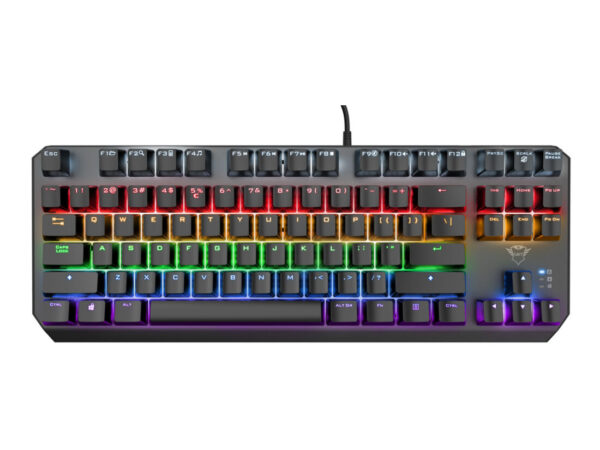 Trust GXT 834 Callaz tastiera Gaming USB QWERTY Italiano Nero