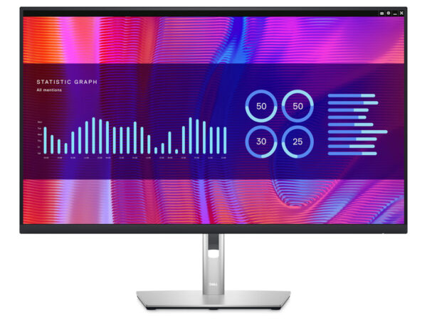 DELL P Series P3223DE LED display 80 cm (31.5") 2560 x 1440 Pixel Quad HD LCD Nero