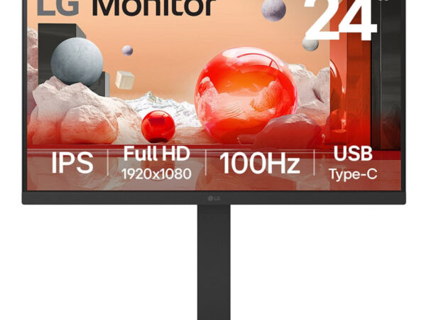 LG 24BA750-B Monitor PC 60,5 cm (23.8") 1920 x 1080 Pixel Full HD LCD Nero