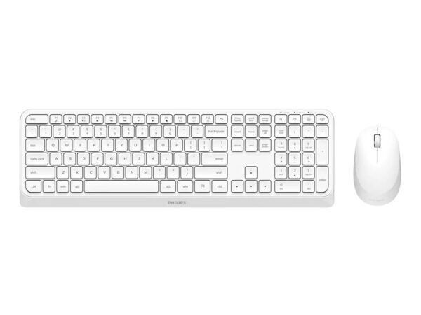 Philips 3000 series SPT6307W/34 tastiera Mouse incluso Universale RF Wireless QWERTY Inglese Bianco