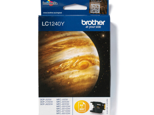 Brother LC-1240Y cartuccia d'inchiostro 1 pz Originale Giallo