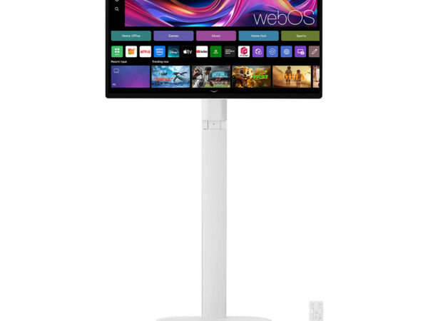 LG Swing 32U889SA Schermo Personale 32" 4K Touch, base con rotelle, webOS