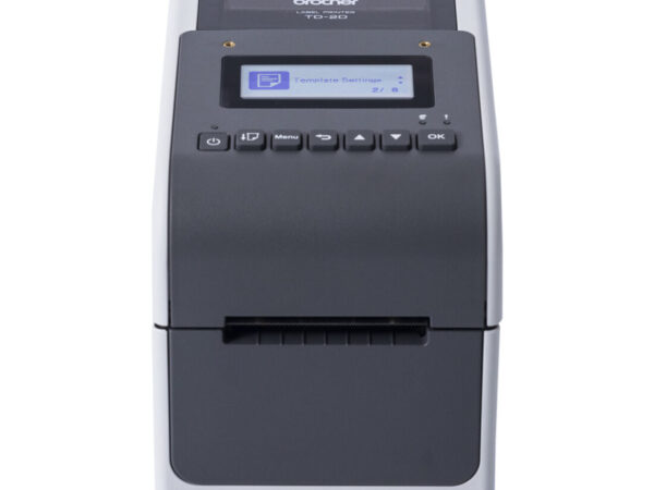Brother TD-2350D300 stampante per etichette (CD) Termica diretta 300 x 300 DPI 152 mm/s Con cavo e senza cavo Collegamento ethernet LAN Wi-Fi Bluetooth
