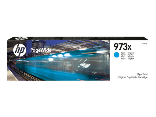 HP Cartuccia ciano ad alta capacità originale 973X PageWide