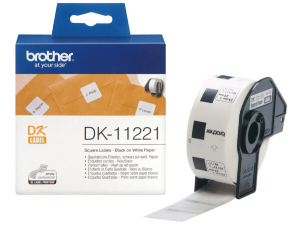 Brother DK-11221 nastro per etichettatrice Nero su bianco