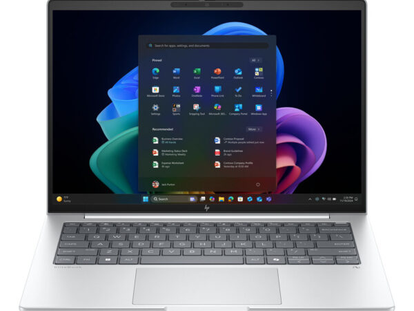 HP EliteBook 8 G1a 14 Next Gen AI Wolf Pro Security Edition Copilot+ PC AMD Ryzen AI 7 350 Computer portatile 35,6 cm (14") WUXGA 16 GB DDR5-SDRAM 512 GB SSD Wi-Fi 7 (802.11be) Windows 11 Pro Argento