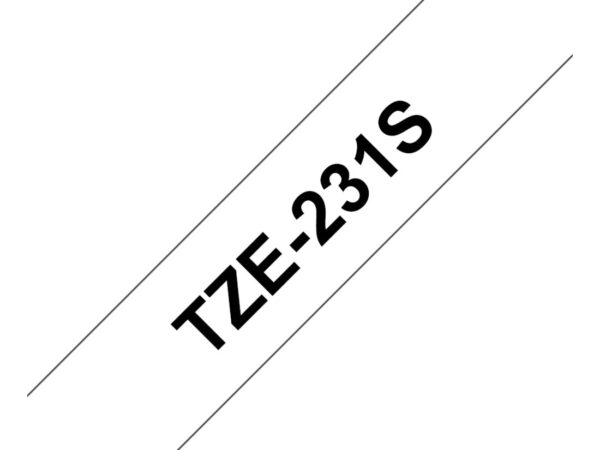 Brother TZE231S2 nastro per etichettatrice Nero su bianco TZe