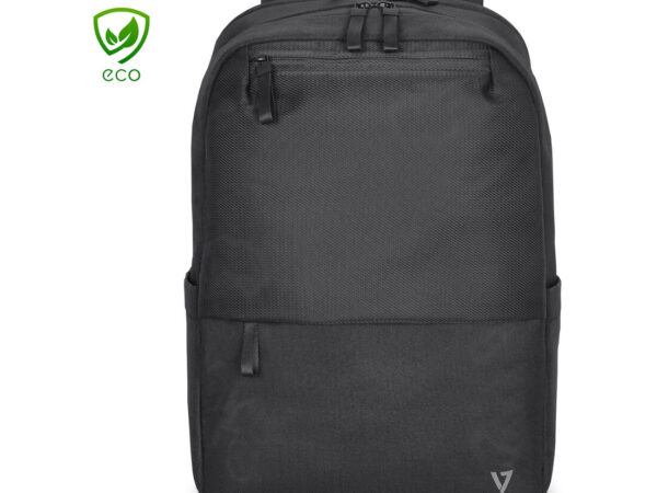 V7 CBP16-ECO2 borsa per laptop 39,6 cm (15.6") Zaino Nero
