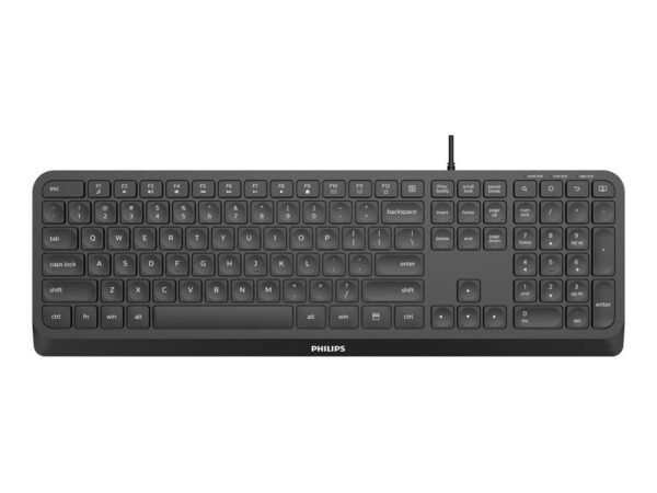 Philips 2000 series SPK6207B/34 tastiera Universale USB QWERTY Inglese Nero