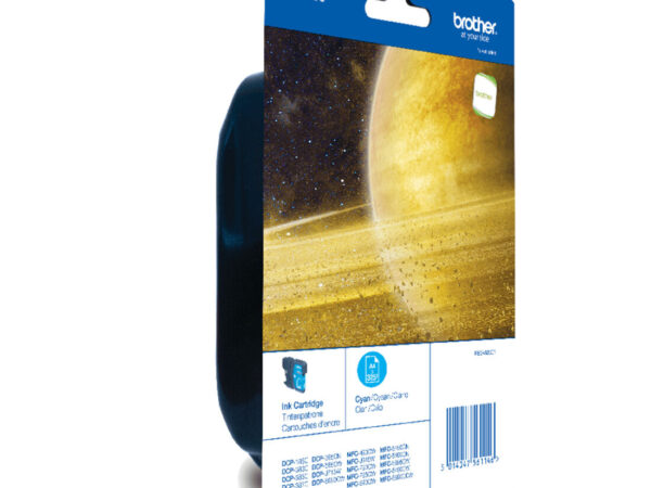 Brother LC1100CBP cartuccia d'inchiostro 1 pz Originale Ciano
