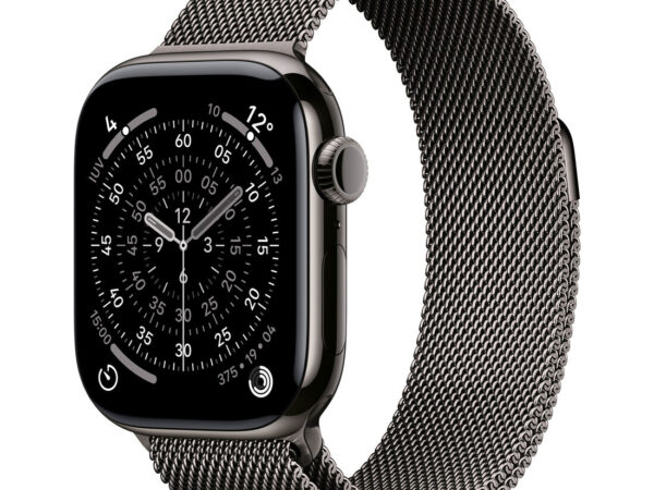 Apple Watch Series 11 GPS + Cellular 42mm Cassa Titanio Ardesia con Loop Milanese Ardesia