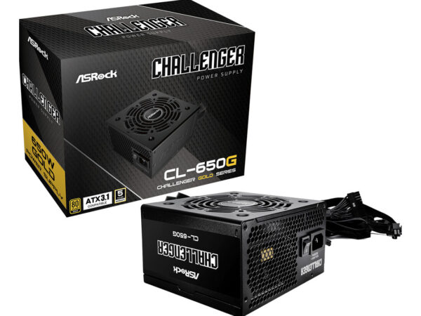 Asrock CL-650G Challenger alimentatore per computer 650 W 20+4 pin ATX ATX Nero
