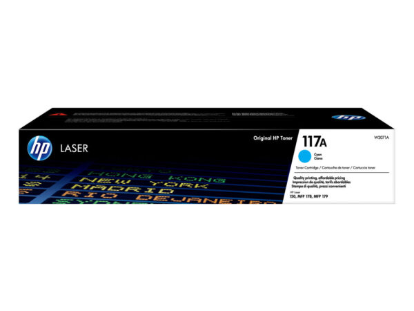 HP Cartuccia toner ciano per stampante laser originale 117A