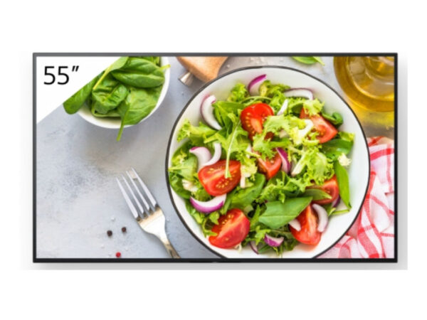 Sony FW-55BZ35L/TM visualizzatore di messaggi Pannello piatto per segnaletica digitale 139,7 cm (55") LCD Wi-Fi 550 cd/m² 4K Ultra HD Nero Android 24/7