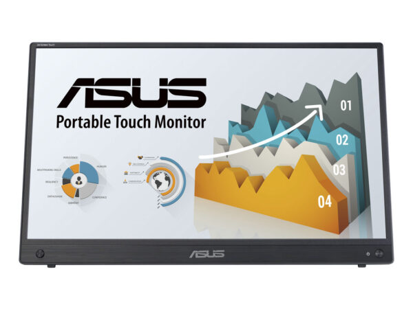 ASUS ZenScreen MB16AHT Monitor PC 39,6 cm (15.6") 1920 x 1080 Pixel Full HD Touch screen Nero