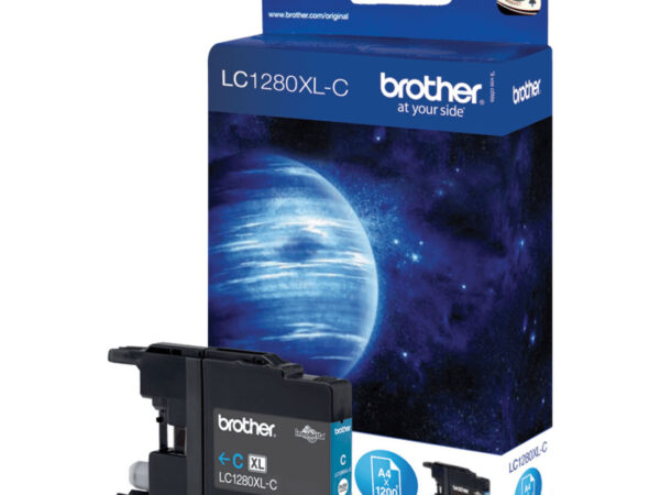 Brother LC1280XLC cartuccia d'inchiostro 1 pz Originale Resa elevata (XL) Ciano