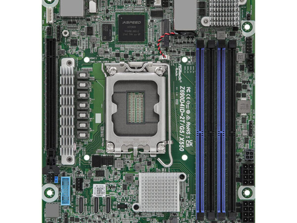 Asrock Z690D4ID-2T/G5/X550 scheda madre Intel Z690 LGA 1700 mini ITX