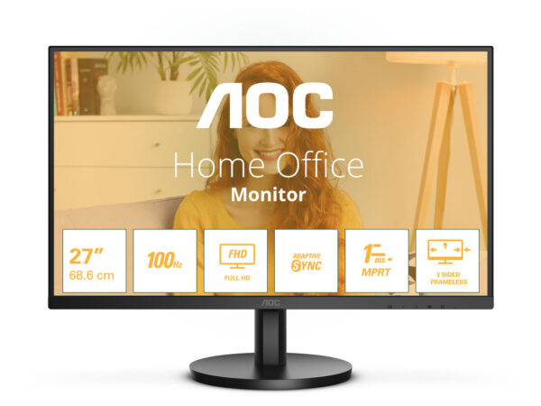 AOC B3 27B3HMA2 LED display 68,6 cm (27") 1920 x 1080 Pixel Full HD LCD Nero