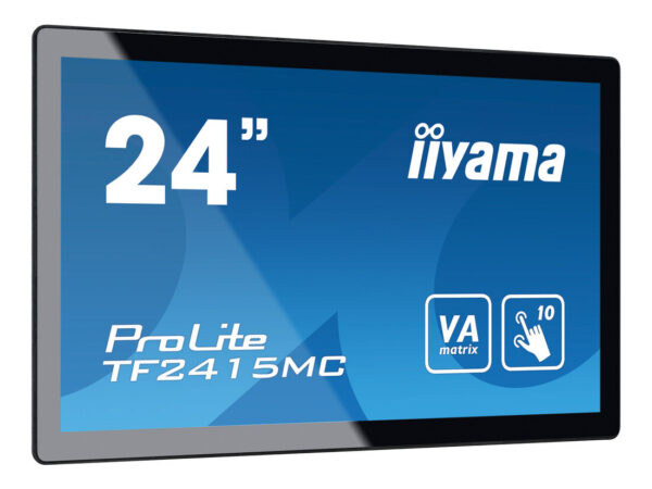 iiyama ProLite TF2415MC-B2 Monitor PC 60,5 cm (23.8") 1920 x 1080 Pixel Full HD LCD Touch screen Multi utente Nero