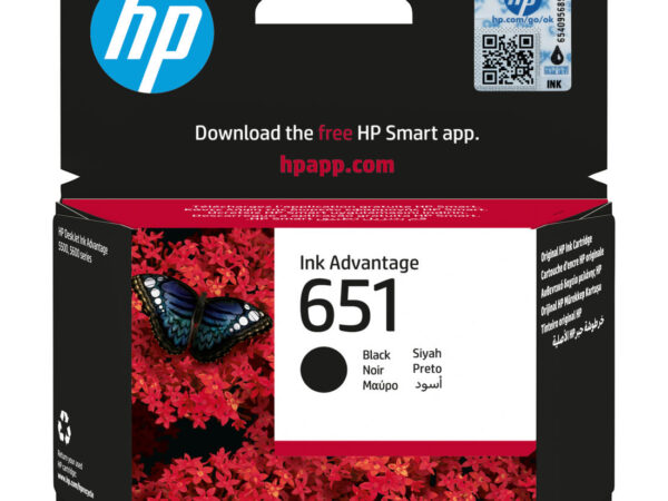HP 651 Black Original Ink Advantage Cartridge