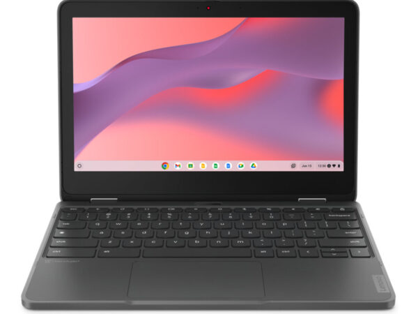 Lenovo 300e Yoga Chromebook Gen 4 MediaTek Kompanio 520 29,5 cm (11.6") Touch screen HD 8 GB LPDDR4x-SDRAM 64 GB eMMC Wi-Fi 6 (802.11ax) ChromeOS Italiano Grigio