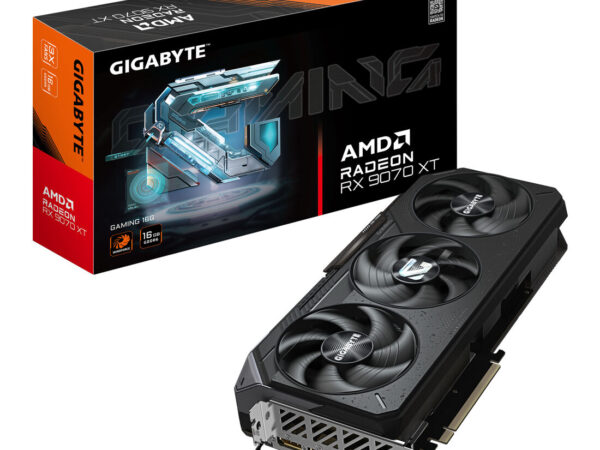 GIGABYTE Radeon RX 9070 XT GAMING 16G Scheda grafica - 16 GB GDDR6, 256 bit, PCI-E 5.0, Frequenza core 2970 MHz, 2 x DisplayPort 2.1a, 2 x HDMI 2.1b, GV-R9070XTGAMING-16GD