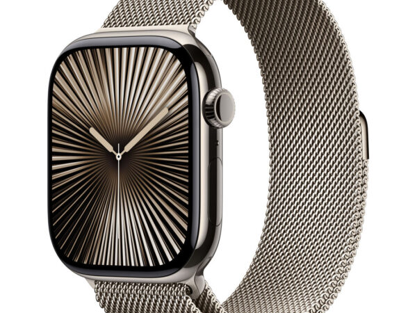Apple Watch Series 10 Serie 10 GPS + Cellular 46mm Cassa in Titanio con Loop in maglia milanese - M/L