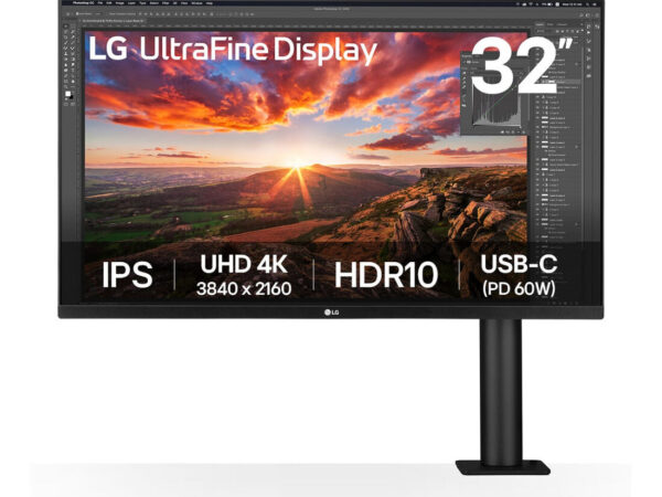 LG 32UN880K-B Monitor PC 80 cm (31.5") 3840 x 2160 Pixel 4K Ultra HD LCD Nero