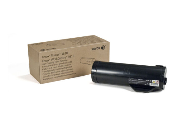 Xerox Cartuccia toner Nero a Alta capacità da 14000 Pagine per Phaser 3610, WorkCentre 3615 (106R02722)