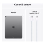 Apple iPad Air 13" Wi-Fi + Cellular 256GB Grigio siderale - immagine 7