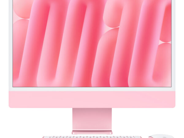 Apple iMac 24"Retina Display 4,5K, Chip M4 con CPU 10-core, GPU 10-core, 24GB, 512GB SSD, Rosa