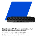 HP EliteDesk 8 Mini G1a Next Gen AI Wolf Pro Security Edition AMD Ryzen Al 7 350 32 GB DDR5-SDRAM 1 TB SSD Windows 11 Pro Mini PC Nero - immagine 5