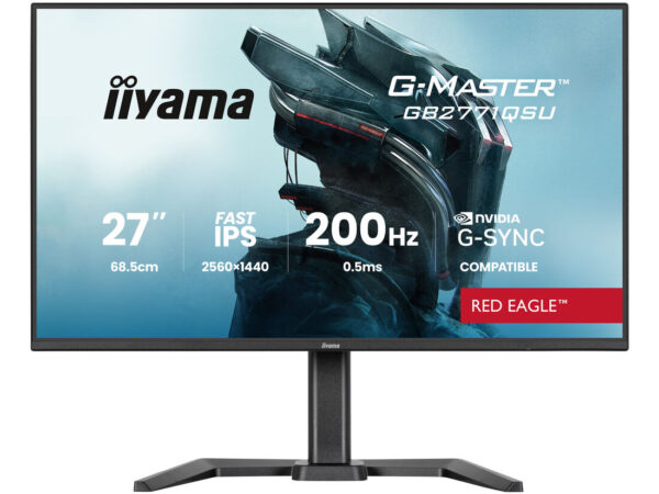 iiyama GB2771QSU-B1 Monitor PC 68,6 cm (27") 2560 x 1440 Pixel Wide Quad HD Nero