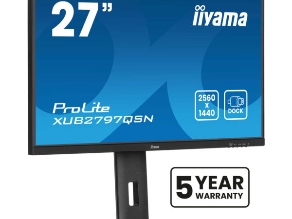 iiyama ProLite XUB2797QSN-B2 Monitor PC 68,6 cm (27") 2560 x 1440 Pixel Quad HD LED Nero