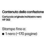 HP Cartuccia originale inchiostro nero 302 - immagine 2