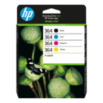 HP Confezione da 4 cartucce originali di inchiostro nero/ciano/magenta/giallo 364