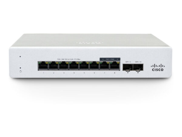 Cisco Meraki MS130 compact Gestito 2.5G Ethernet (100/1000/2500) Supporto Power over Ethernet (PoE) 1U Alluminio