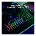 HyperX Alloy Origins 60 - Tastiera meccanica da gaming - HX Red (layout USA) - immagine 4