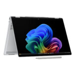 HP OmniBook X FlipNGAI 16-as0004nl Copilot+ PC Intel Core Ultra 7 256V Ibrido (2 in 1) 40,6 cm (16") Touch screen 3K 16 GB LPDDR5x-SDRAM 1 TB SSD Wi-Fi 6E (802.11ax) Windows 11 Home Argento