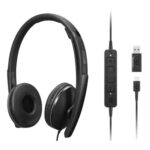 Lenovo 4XD1M45627 cuffia e auricolare Cablato A Padiglione USB tipo-C Nero