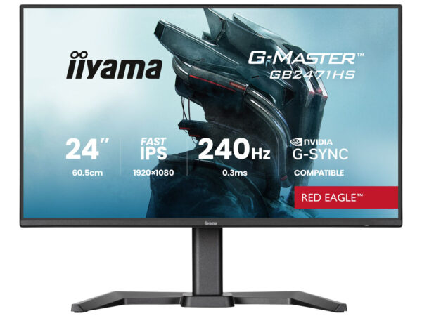 iiyama GB2471HS-B1 Monitor PC 60,5 cm (23.8") 1920 x 1080 Pixel Nero